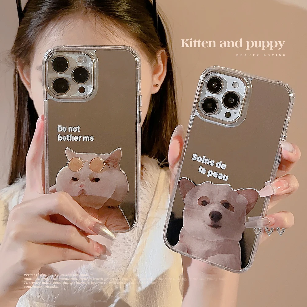 Cartoon Animals Make Up Mirror Phone Case For iPhone 11 Pro Max Case iPhone 12 13 14 Pro Max 14 Plus Shockproof Back Covers
Cartoon Animals Make Up Mirror Phone Case For iPhone 11 Pro Max Case iPhone 12 13 14 Pro Max 14 Plus Shockproof Back Covers