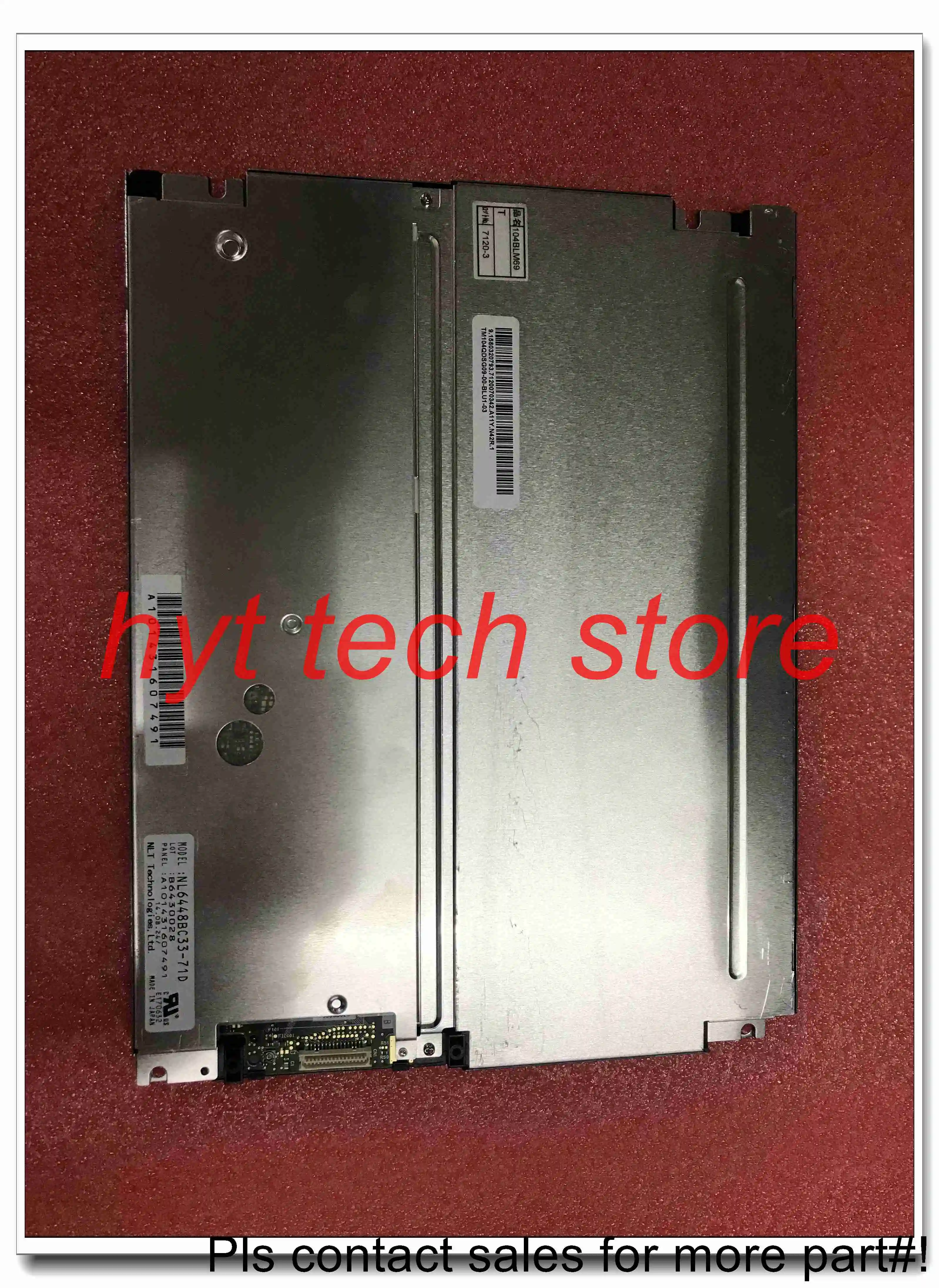 Технические характеристики: 640*480 Оригинальный 10,4 дюймовый ЖК-дисплей 100% проверен класса A + перед отправкой
Технические характеристики: 640*480 Оригинальный 10,4 дюймовый ЖК-дисплей 100% проверен класса A + перед отправкой