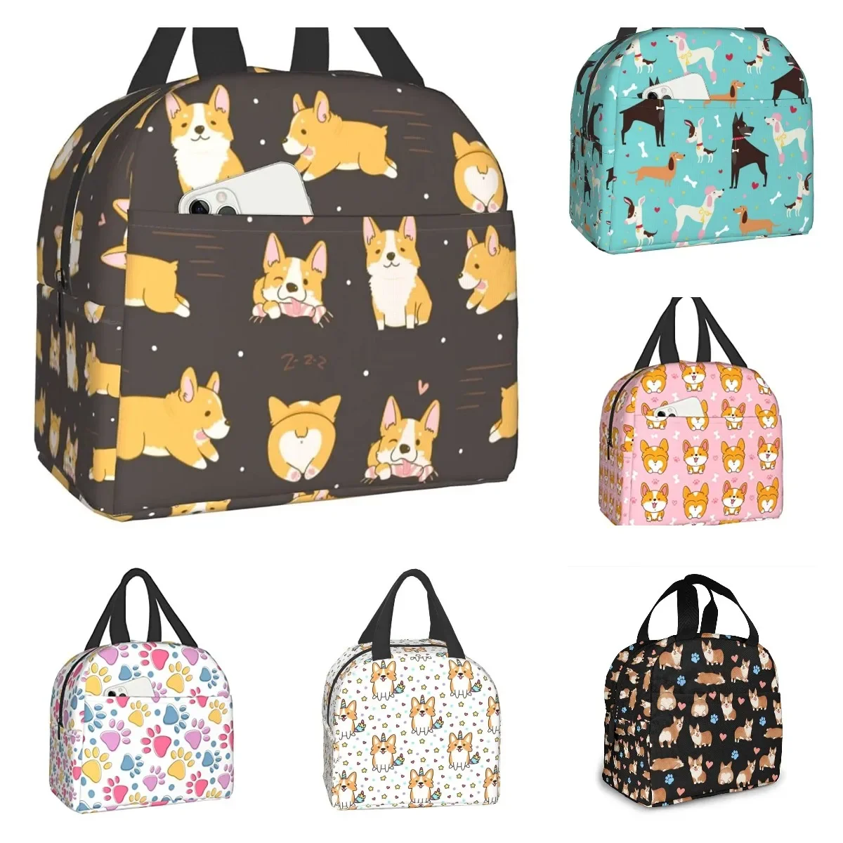 Kawaii Corgi Lunch Bag Cooler Tote Bag Insulated Lunch Box Thermal Lunch Bags for Women Picnic Boating Beach Fishing Work School
Kawaii Corgi Lunch Bag Cooler Tote Bag Insulated Lunch Box Thermal Lunch Bags for Women Picnic Boating Beach Fishing Work School