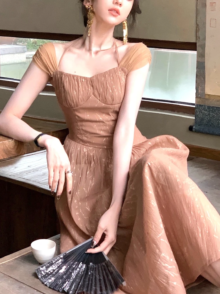 2023 Summer Fairy Pure Color Midi Dress Even Party Casual French Elegant Dress Woman Design One Piece Dress Korean Fashion Chic
2023 Summer Fairy Pure Color Midi Dress Even Party Casual French Elegant Dress Woman Design One Piece Dress Korean Fashion Chic