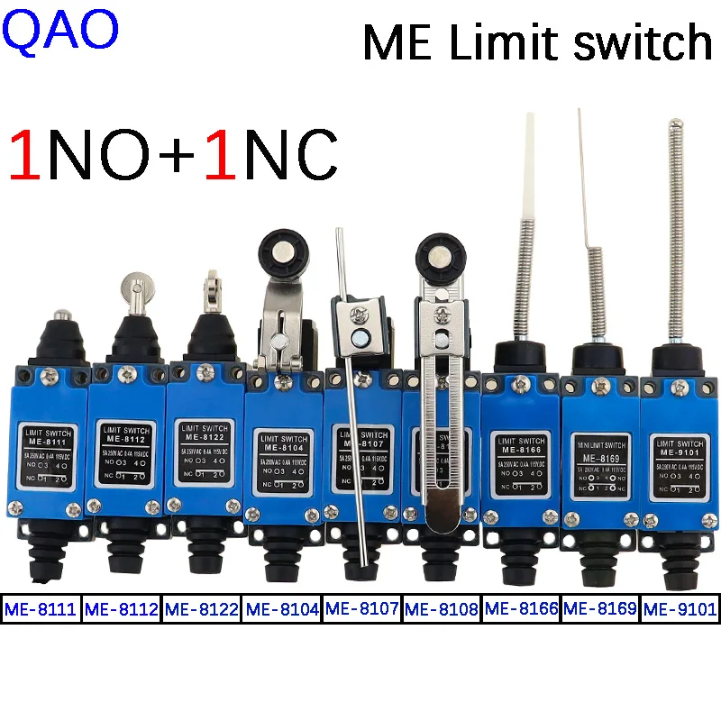 

ME ME-8108 limit switch Rotary Adjustable Roller Mini Limit Switches TZ-8108 AC250V 5A NO NC 8108 8104 8111 8112 8122 8166 9101