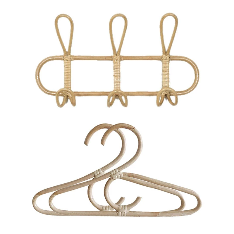 Hot-1 Pcs 40X20cm Rattan Wall Hooks Kids Garments Organizer Rack & 2Pcs 31 X 18Cm Rattan Clothes Hanger Kids
Hot-1 Pcs 40X20cm Rattan Wall Hooks Kids Garments Organizer Rack & 2Pcs 31 X 18Cm Rattan Clothes Hanger Kids