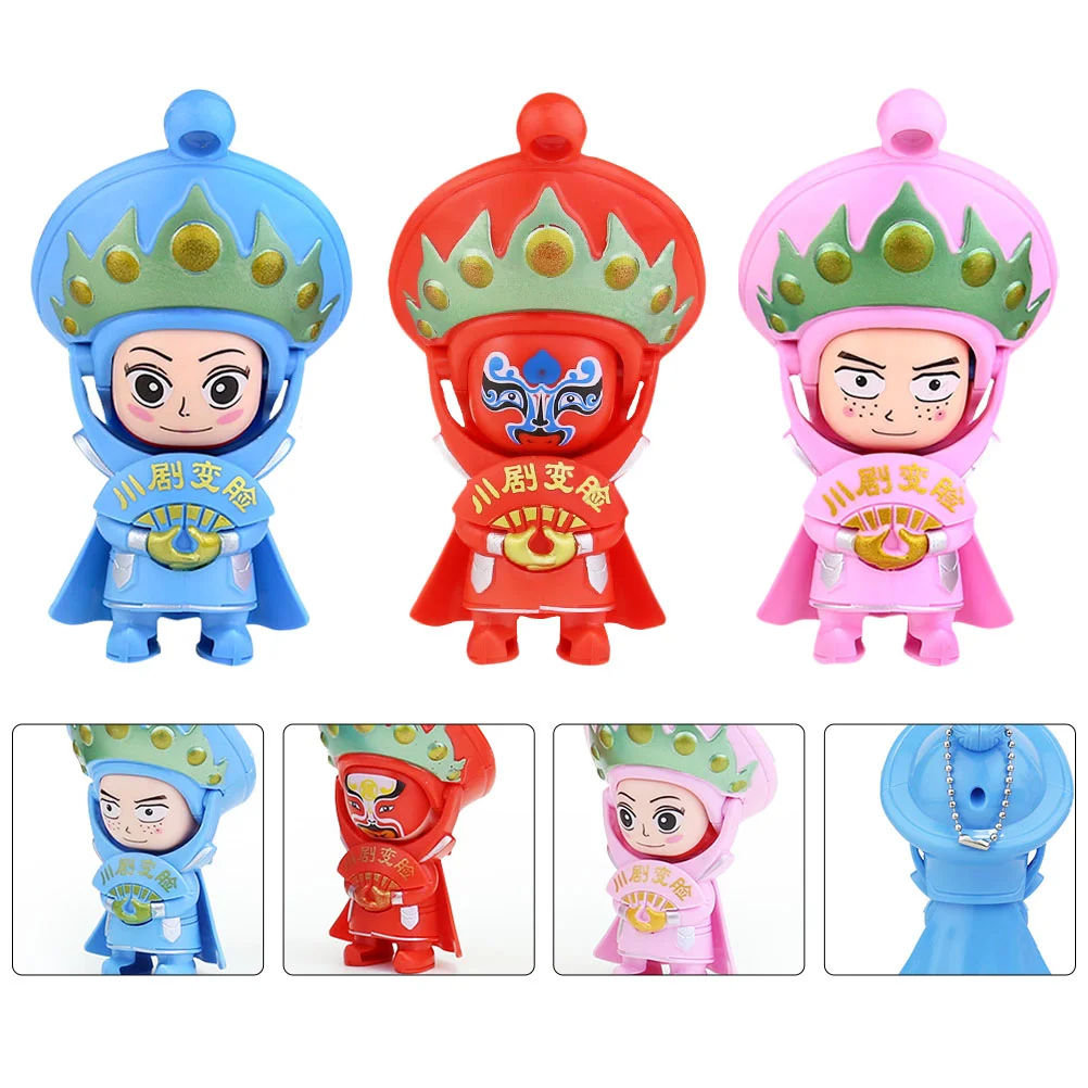 3 Pcs Kid Toy Sichuan Opera Face Changing Peking Souvenir 10X6X5CM Chinese-style Pvc Child
3 Pcs Kid Toy Sichuan Opera Face Changing Peking Souvenir 10X6X5CM Chinese-style Pvc Child