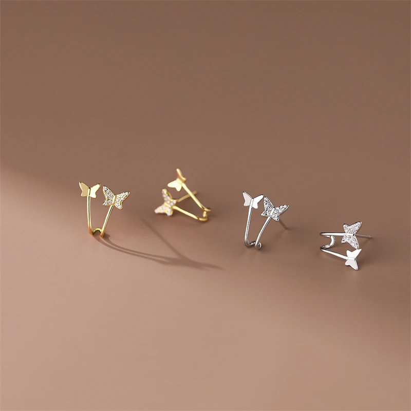 New Design 925 Sterling Silver Fresh Butterfly Stud Earrings For Women Fashion Simple Ear Studs Girls Charm Jewelry Accessories
New Design 925 Sterling Silver Fresh Butterfly Stud Earrings For Women Fashion Simple Ear Studs Girls Charm Jewelry Accessories