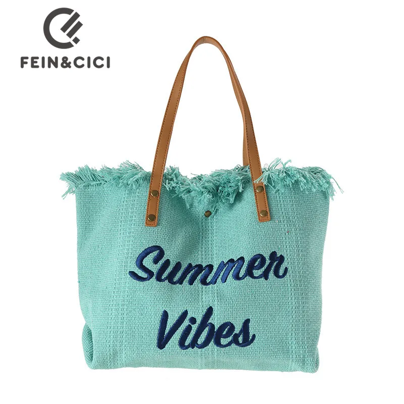 Women designer beach bag brand embroidery canvas Shopper top handle tote handbag large capacity tassel shoulder bag 2022 new
Women designer beach bag brand embroidery canvas Shopper top handle tote handbag large capacity tassel shoulder bag 2022 new