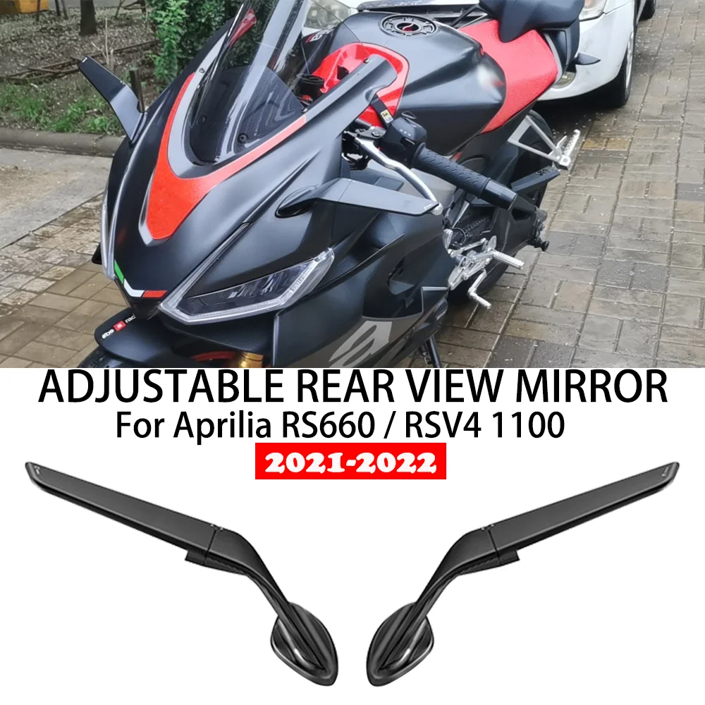 Motorcycle Adjustable Mirrors Fits For Aprilia RS660/RSV4 1100 2021 Motorcycle Mirror Sport Winglet Mirror Kits Stealth Mirrors
Motorcycle Adjustable Mirrors Fits For Aprilia RS660/RSV4 1100 2021 Motorcycle Mirror Sport Winglet Mirror Kits Stealth Mirrors
