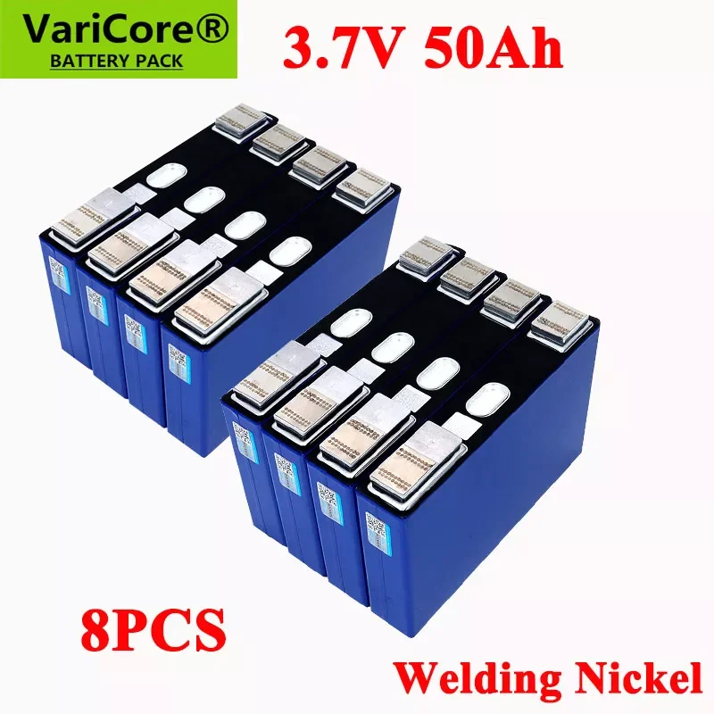 8pcs/lot 3.7V 52Ah Ternary lithium battery for 3s 12V 24V 10s 36V 48V 52000mAh Electric bicycle batteries modification Nickel
8pcs/lot 3.7V 52Ah Ternary lithium battery for 3s 12V 24V 10s 36V 48V 52000mAh Electric bicycle batteries modification Nickel
