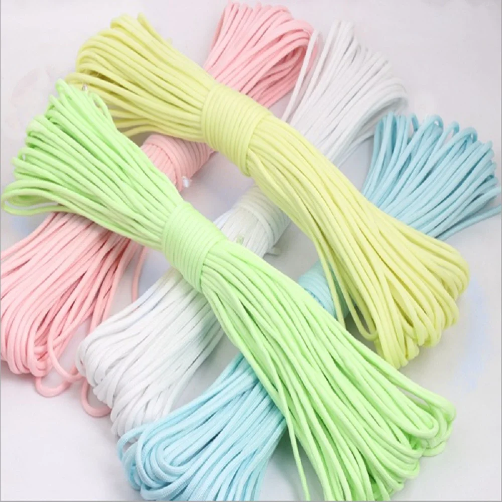 4mm Colour Luminous Parachute Cord Rope Lanyard Rope Warning Rope Mil Spec Type One Strand Climbing Camping Survival Equipment
4mm Colour Luminous Parachute Cord Rope Lanyard Rope Warning Rope Mil Spec Type One Strand Climbing Camping Survival Equipment