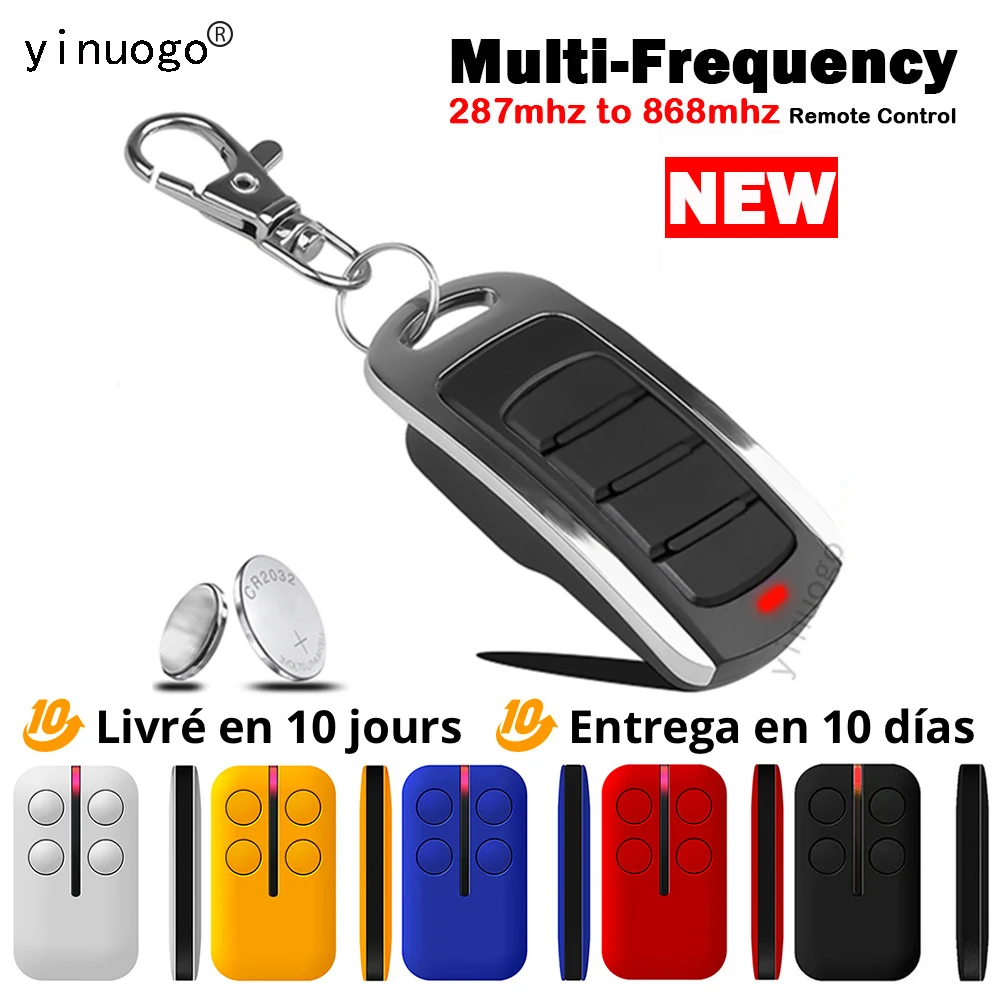280mhz-868mhz MultiFrequency Garage Door Remote Control For DOORHAN DITEC LiftMater SOMMER DOORHAN ERREKA CARDIN BENINCA AVIDSEN
280mhz-868mhz MultiFrequency Garage Door Remote Control For DOORHAN DITEC LiftMater SOMMER DOORHAN ERREKA CARDIN BENINCA AVIDSEN