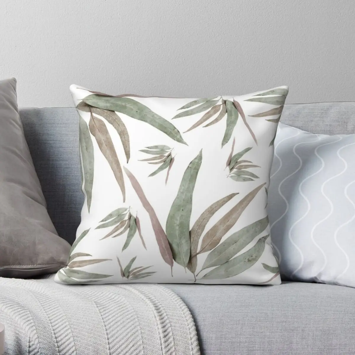 Eucalyptus Leaves Pattern Square Pillowcase Polyester Linen Velvet Creative Zip Decor Pillow Case Sofa Seater Cushion Cover
Eucalyptus Leaves Pattern Square Pillowcase Polyester Linen Velvet Creative Zip Decor Pillow Case Sofa Seater Cushion Cover