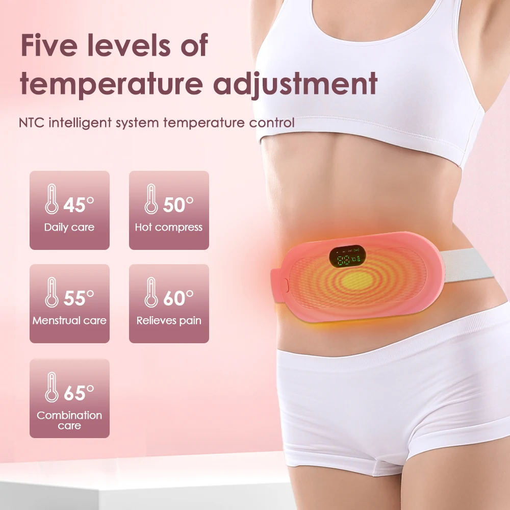 Menstrual Heating Pad Abdominal Massager Warm Palace Belt Waist Vibration Massage Device for Cramps Period Pain Relief Gift
Menstrual Heating Pad Abdominal Massager Warm Palace Belt Waist Vibration Massage Device for Cramps Period Pain Relief Gift