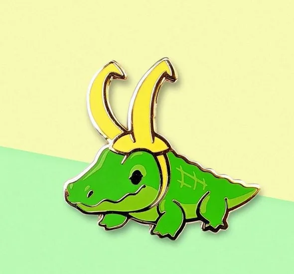 Crocodile Enamel Pin / Alligator Pin / Loki Design / Reptile Gift / Gator Art / Fantasy Pins / Lapel Pin / Animal Art
Crocodile Enamel Pin / Alligator Pin / Loki Design / Reptile Gift / Gator Art / Fantasy Pins / Lapel Pin / Animal Art