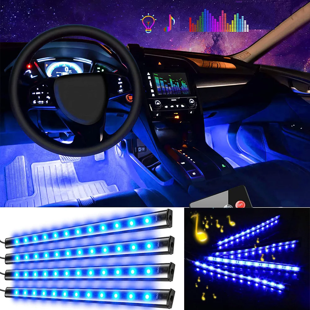 Led Bar Car Interior Backlight Ambient Mood Foot Light With Cigarette Lighter Decorative Atmosphere Lamp Auto Accessories 12v
Led Bar Car Interior Backlight Ambient Mood Foot Light With Cigarette Lighter Decorative Atmosphere Lamp Auto Accessories 12v
