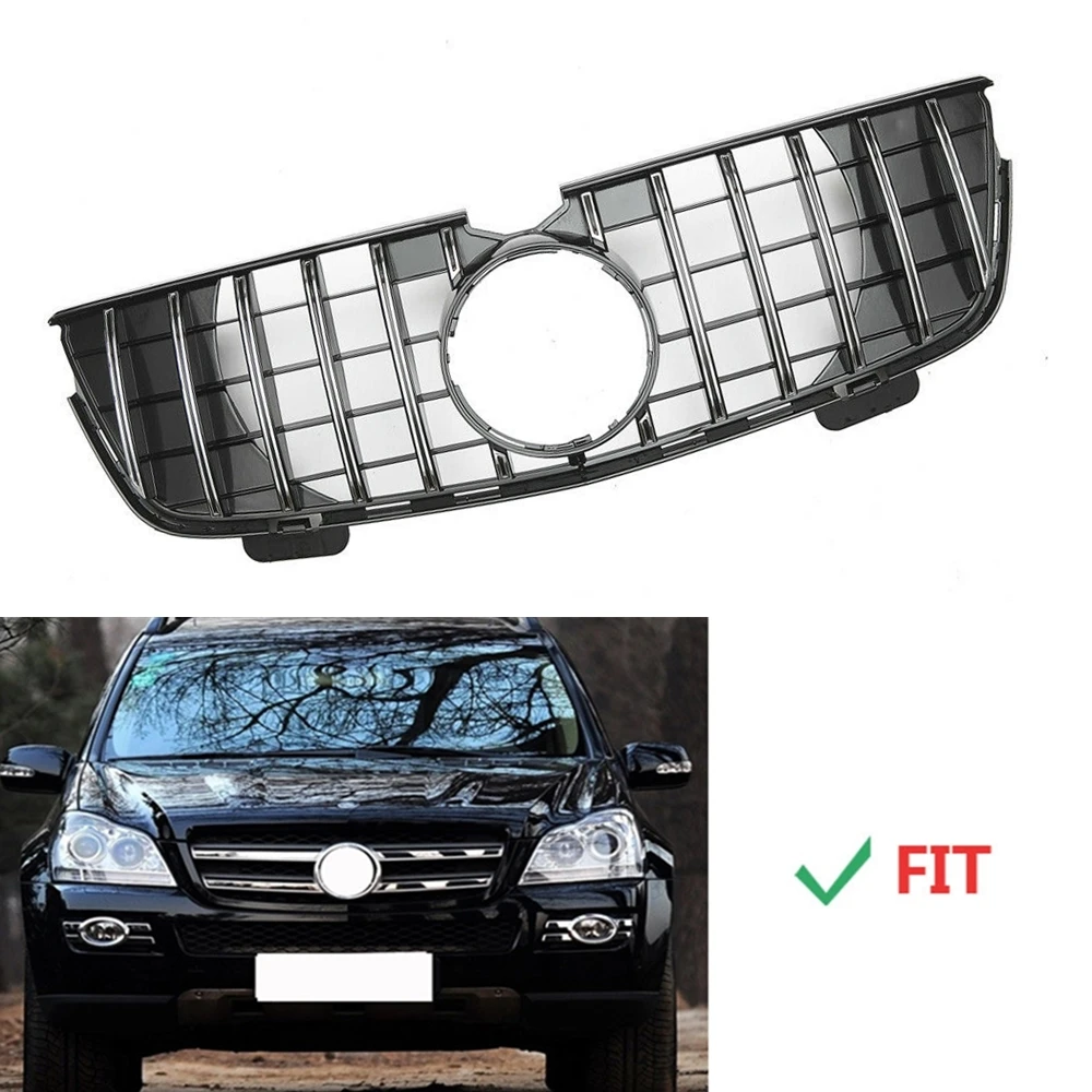 Передняя решетка гоночные решетки для Mercedes Benz GL-Class X164 GL320 2007-2012 GT R Серебряный комплект кузова автомобиля верхний бампер
Передняя решетка гоночные решетки для Mercedes Benz GL-Class X164 GL320 2007-2012 GT R Серебряный комплект кузова автомобиля верхний бампер