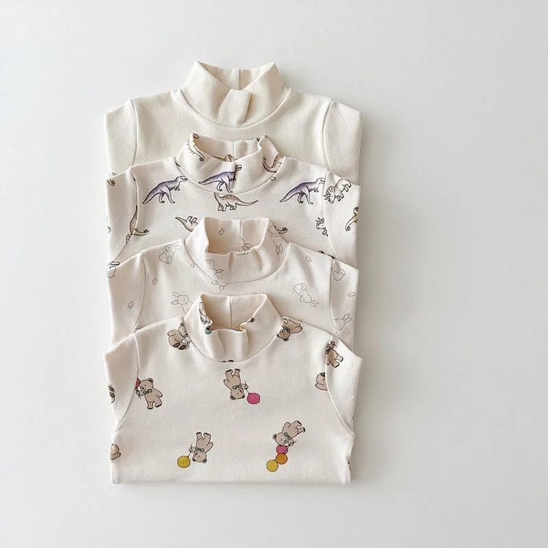 Spring Autumn Children Turtleneck Cartoon Bottoming Shirt Kid Girl Cotton Long Sleeve T-shirt Fashion Boy Baby Solid Casual Tops
Spring Autumn Children Turtleneck Cartoon Bottoming Shirt Kid Girl Cotton Long Sleeve T-shirt Fashion Boy Baby Solid Casual Tops