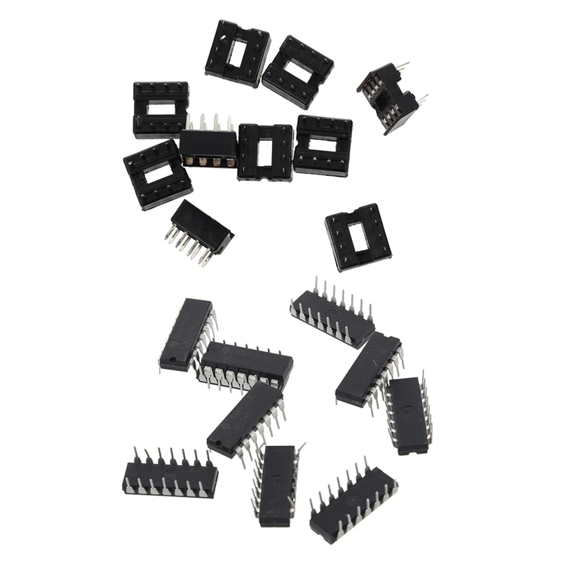 Новинка-10X8 контактных DIP IC розеток адаптер паяльного типа и 10 X LM324N маломощный четырехъядерный операционный усилитель DIP-14.
Новинка-10X8 контактных DIP IC розеток адаптер паяльного типа и 10 X LM324N маломощный четырехъядерный операционный усилитель DIP-14.