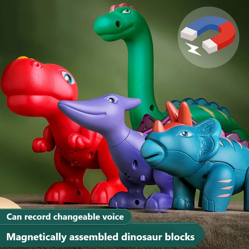 DIY simulation animal dinosaur magnetic assembled model TYrannosaurus Triceratops puzzle early all boys and girls gift toys
DIY simulation animal dinosaur magnetic assembled model TYrannosaurus Triceratops puzzle early all boys and girls gift toys