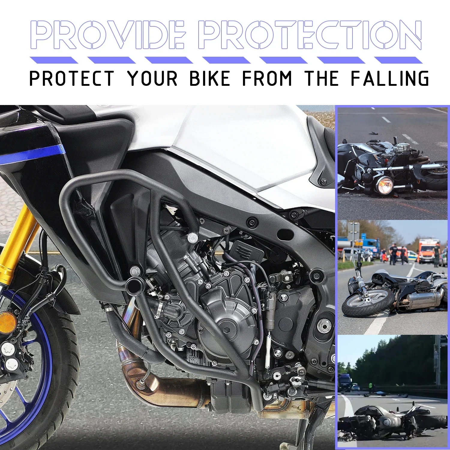For Yamaha Tracer 9 GT 2021 2022 2023 Motorcycle Bumper Falling Protector Highway Engine Guard Carsh Bar Tracer9 GT Accessories
For Yamaha Tracer 9 GT 2021 2022 2023 Motorcycle Bumper Falling Protector Highway Engine Guard Carsh Bar Tracer9 GT Accessories