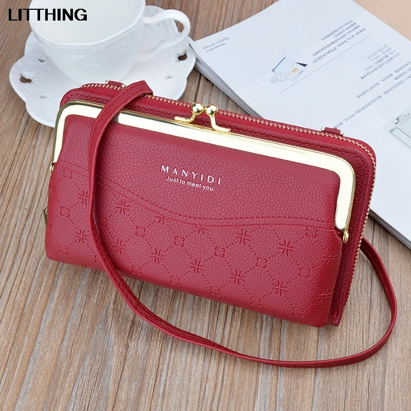 Women's Wallet Shoulder Mini Leather Bags Straps Mobile Phone Big Card Holders Wallet Handbag Money Pockets Girls Small Bags
Women's Wallet Shoulder Mini Leather Bags Straps Mobile Phone Big Card Holders Wallet Handbag Money Pockets Girls Small Bags