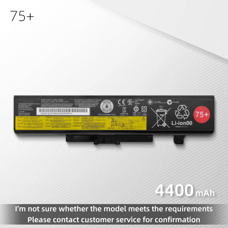 Оригинальный новый аккумулятор Y480 10,8 В 48 Вт/ч для ноутбука Lenovo Y580 V480 V580 Edge E430 E435 E530 E535 L11S6Y01 L11L6F01 L11L6R01 E49
Оригинальный новый аккумулятор Y480 10,8 В 48 Вт/ч для ноутбука Lenovo Y580 V480 V580 Edge E430 E435 E530 E535 L11S6Y01 L11L6F01 L11L6R01 E49