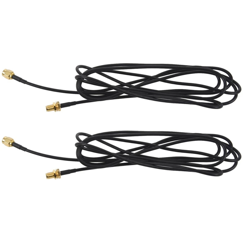 JFBL Hot 2X WIFI Antenna Extension Cable RP-SMA Male To RP-SMA Female RF Connector Adapter RG174 2M
JFBL Hot 2X WIFI Antenna Extension Cable RP-SMA Male To RP-SMA Female RF Connector Adapter RG174 2M