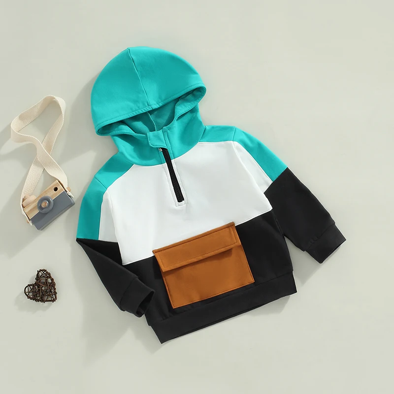 Toddler Kids Boys Girls Hoodie Fall Spring Long Sleeve Hooded Pullover Tops Casual Sweatshirt with Pocket Clothes
Toddler Kids Boys Girls Hoodie Fall Spring Long Sleeve Hooded Pullover Tops Casual Sweatshirt with Pocket Clothes