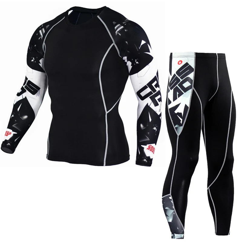 Run Mens Tracksuit Compression Sportswear rash guard Male Gym Bodybuilding Base Layer Skin Thermal underwear Training suits set
Run Mens Tracksuit Compression Sportswear rash guard Male Gym Bodybuilding Base Layer Skin Thermal underwear Training suits set