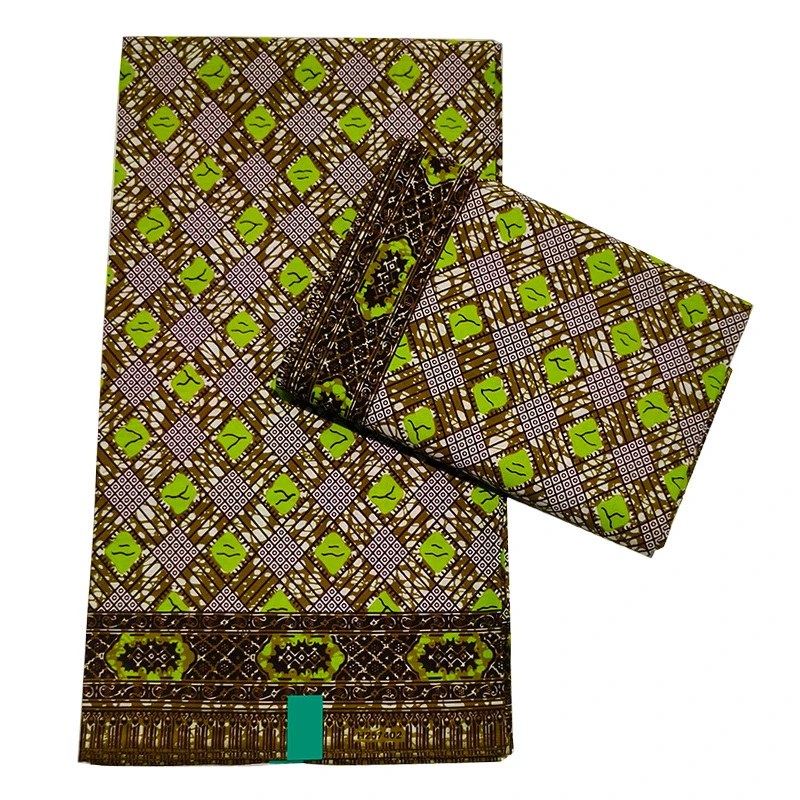 African Wax Fabric 6 Yards Veritable Wax Nigerian Ankara Loincloth Prints Batik Fabric Dutch Pagne 100% Cotton For Sewing TN0913
African Wax Fabric 6 Yards Veritable Wax Nigerian Ankara Loincloth Prints Batik Fabric Dutch Pagne 100% Cotton For Sewing TN0913