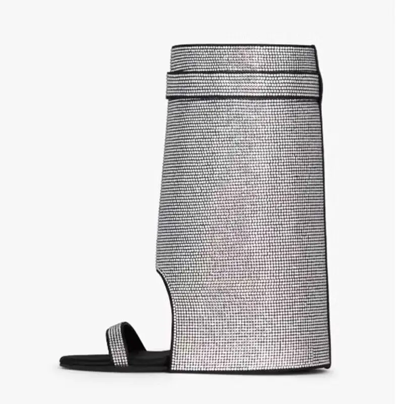 New European And American Women's Fashion Show Starry Wedge Heels Silver Full Diamond Round Head Nightclub Cool Boots Size 44
New European And American Women's Fashion Show Starry Wedge Heels Silver Full Diamond Round Head Nightclub Cool Boots Size 44