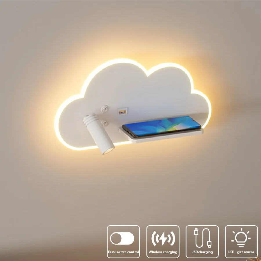 Modern Wall Sconce Lamp Home Decor Bedside Led Spot Light Fixture Indoor Lighting Living Room Wireless Charging Study Aisle Usb
Modern Wall Sconce Lamp Home Decor Bedside Led Spot Light Fixture Indoor Lighting Living Room Wireless Charging Study Aisle Usb