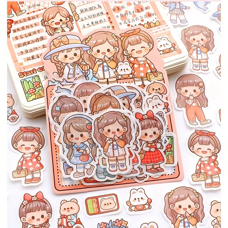 40 Sheets Cute Cartoon Girl PET Washi Paper Stickers for Scrapbooking DIY Decorative Material Collage Journaling
40 Sheets Cute Cartoon Girl PET Washi Paper Stickers for Scrapbooking DIY Decorative Material Collage Journaling