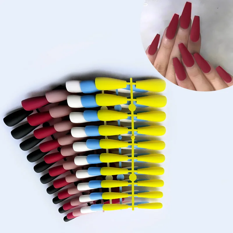 Solid Color Matte Super Long Coffin False Nail Ballet Press on Nails Tips for Nails Art Artificial Fingernails Fake Nails
Solid Color Matte Super Long Coffin False Nail Ballet Press on Nails Tips for Nails Art Artificial Fingernails Fake Nails