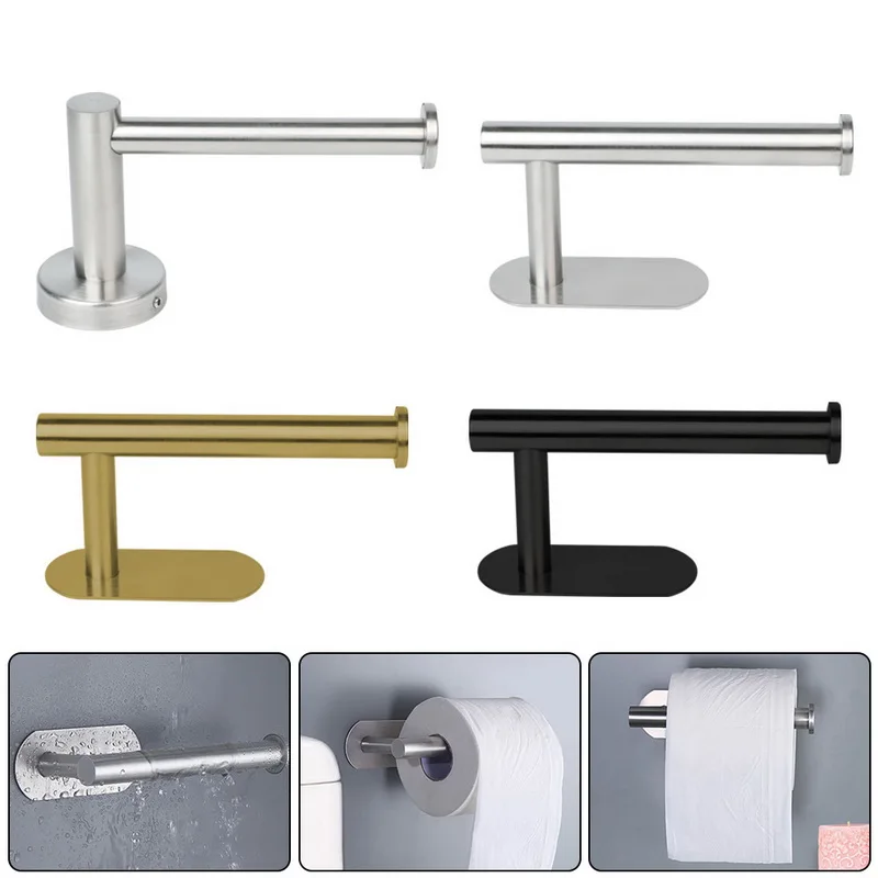Self-Adhesive Stainless Steel Toilet Roll Paper Holder Organizers Bar Towel Ring Rail Rack Non-Drilling Toilet Accessories
Self-Adhesive Stainless Steel Toilet Roll Paper Holder Organizers Bar Towel Ring Rail Rack Non-Drilling Toilet Accessories
