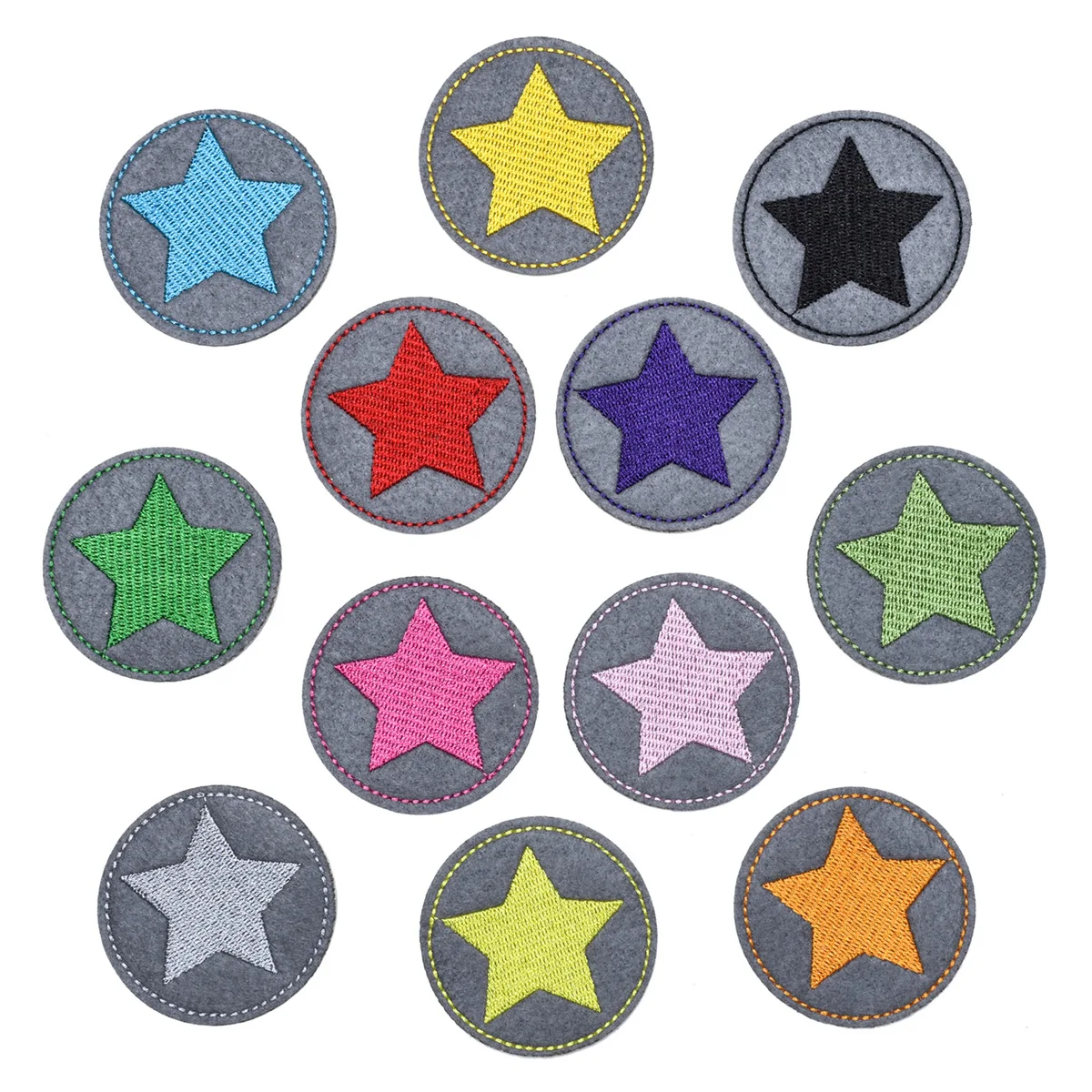 5/12pcs Round five-pointed star Series Ironing Embroidered Patches For on Hat Jeans Sticker Sew DIY Clothes Iron Patch Applique
5/12pcs Round five-pointed star Series Ironing Embroidered Patches For on Hat Jeans Sticker Sew DIY Clothes Iron Patch Applique