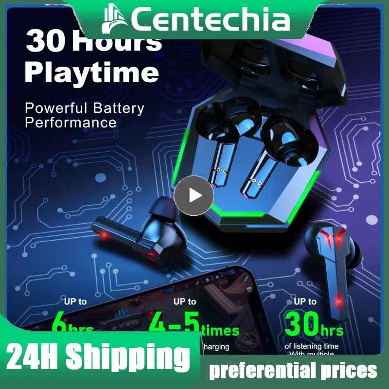 Ipx5 Waterproof Gaming Headset Automatic Pairing Wireless Headphones Touch Operation Tws Earphones Low Latency
Ipx5 Waterproof Gaming Headset Automatic Pairing Wireless Headphones Touch Operation Tws Earphones Low Latency