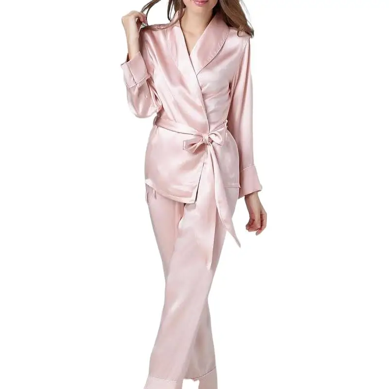 Women's 100% Pure Silk 16 momme satin silk Pajama Set With Belt Sleepwear Nightgown M L XL
Women's 100% Pure Silk 16 momme satin silk Pajama Set With Belt Sleepwear Nightgown M L XL