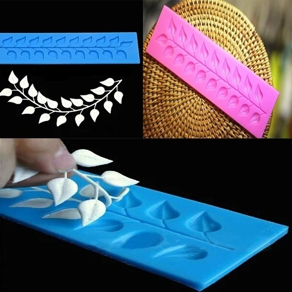 1Pc Lace Leaf Silicone Mold Fondant Chocolate Cake Decorating Mold Baking Tool Silicone Molds Baking Accessories
1Pc Lace Leaf Silicone Mold Fondant Chocolate Cake Decorating Mold Baking Tool Silicone Molds Baking Accessories
