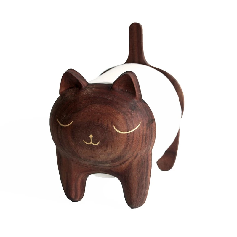 Creative Wooden Tissue Holder Cute Cat Toilet Paper Holder Bathroom Tissue Holder Home Decoration Ornaments
Creative Wooden Tissue Holder Cute Cat Toilet Paper Holder Bathroom Tissue Holder Home Decoration Ornaments