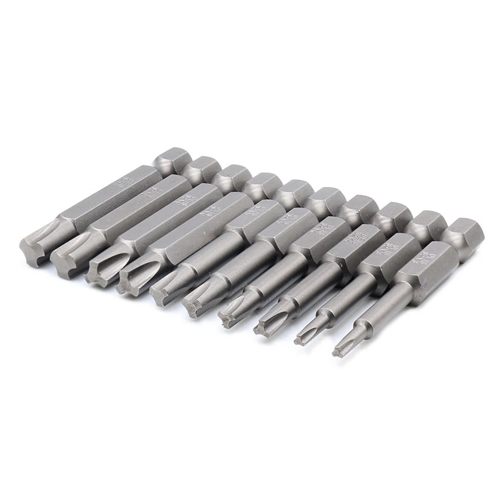 10Pcs 50mm Y Shaped Screwdriver Bits 6.35mm Hex Shank Y Type Bit Y3 Y4 Y5 Y6 Y8 Herramientas Multifuncionales Destornillador
10Pcs 50mm Y Shaped Screwdriver Bits 6.35mm Hex Shank Y Type Bit Y3 Y4 Y5 Y6 Y8 Herramientas Multifuncionales Destornillador