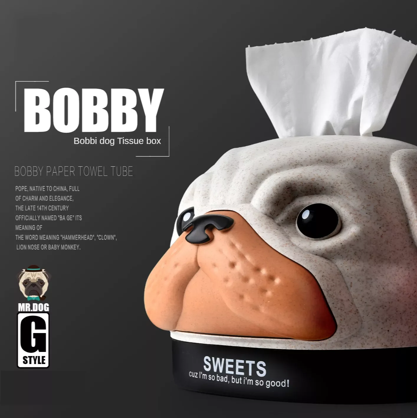 Cartoon Booby Dog Tissue Box Animal Tissue Box Home Living Room Tissue Holder Bathroom Wheat Fiber Funny Desktop Tissue Boxes
Cartoon Booby Dog Tissue Box Animal Tissue Box Home Living Room Tissue Holder Bathroom Wheat Fiber Funny Desktop Tissue Boxes