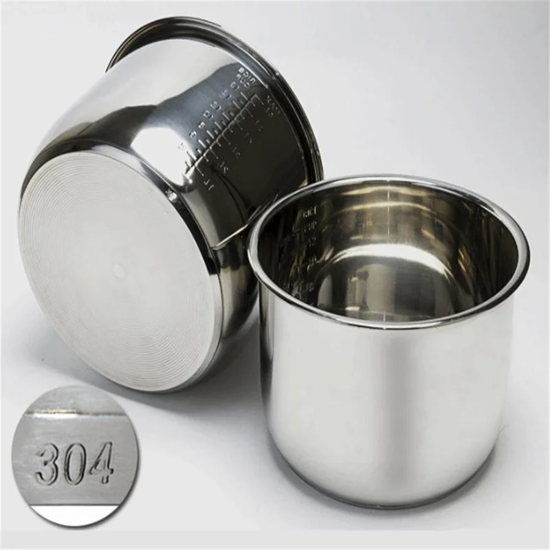 8L Rice Cooker Liner Pan 304 Stainless Steel Liner Rice Cooker Liner Pressure Cooker Double Bottom Liner Pans Thicken Inner Pot
8L Rice Cooker Liner Pan 304 Stainless Steel Liner Rice Cooker Liner Pressure Cooker Double Bottom Liner Pans Thicken Inner Pot