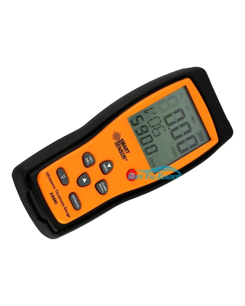 Smart Sensor AS860 Ultrasonic Thickness Gauge Digital Sheet Metal Measuring Range 1.0 to 300mm Steel Sound Velocity Meter
Smart Sensor AS860 Ultrasonic Thickness Gauge Digital Sheet Metal Measuring Range 1.0 to 300mm Steel Sound Velocity Meter