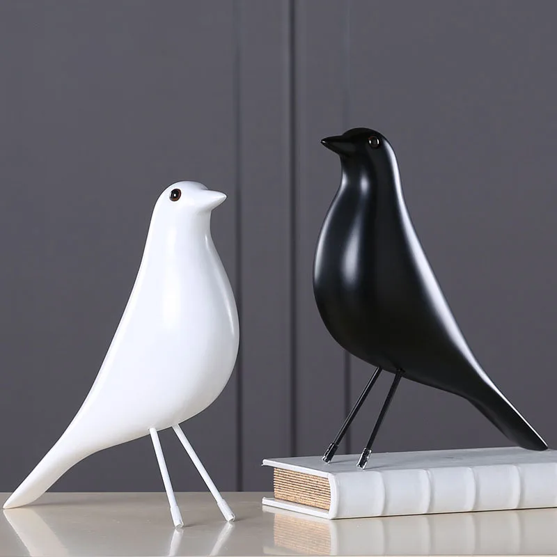 Modern minimalist Eames bird resin ornament Nordic home soft decoration creative black and white big bird resin craft ornaments
Modern minimalist Eames bird resin ornament Nordic home soft decoration creative black and white big bird resin craft ornaments