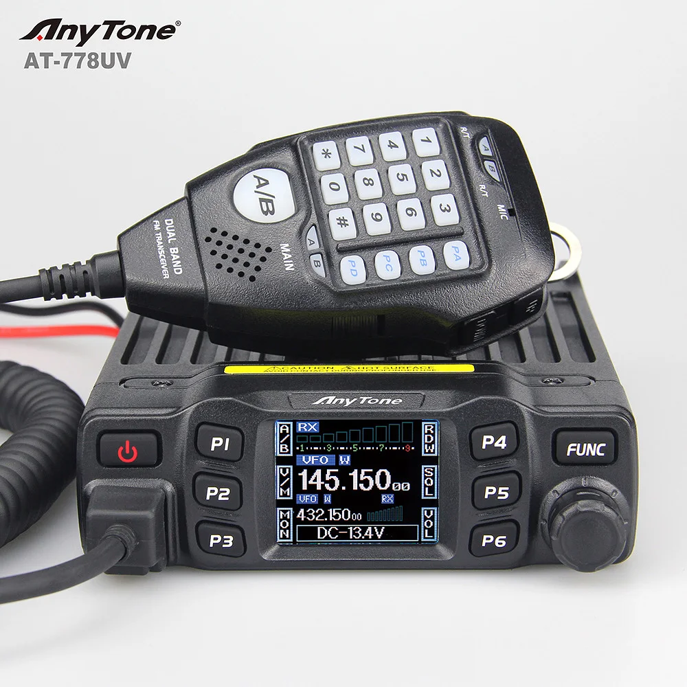 Портативная рация Anytone, двухдиапазонный мобильный приемопередатчик, UHF и VHF VOX
Портативная рация Anytone, двухдиапазонный мобильный приемопередатчик, UHF и VHF VOX