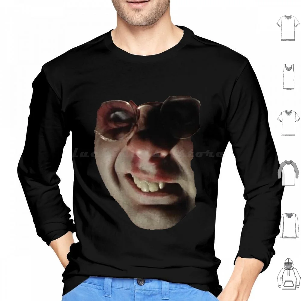 

Bad Taste-Derek Hoodie cotton Long Sleeve Film Movie Cinema Horror Comedy Braindead Badtaste Hotshots Spoof