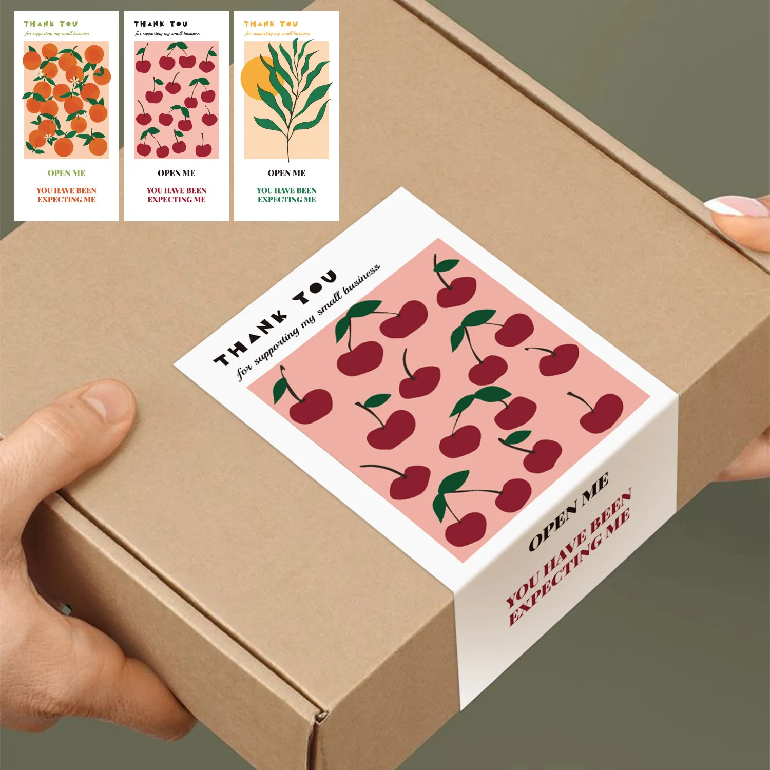 50pcs Cherry Thank you Stickers for Small Business Rectangle PackagIng Labels for Bubble Mailers, Greeting Cards, Flower Bouquet
50pcs Cherry Thank you Stickers for Small Business Rectangle PackagIng Labels for Bubble Mailers, Greeting Cards, Flower Bouquet