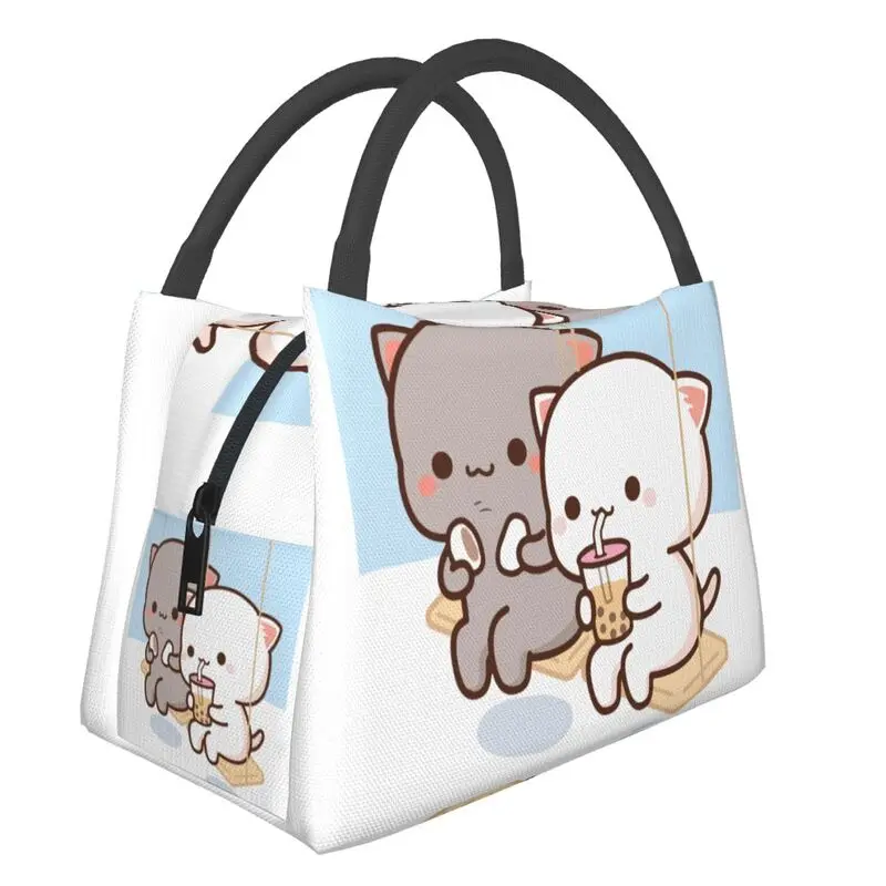 Peach And Goma Mochi Cat Bubble Tea Resuable Lunch Boxes Women Multifunction Cooler Thermal Food Insulated Lunch Bag
Peach And Goma Mochi Cat Bubble Tea Resuable Lunch Boxes Women Multifunction Cooler Thermal Food Insulated Lunch Bag