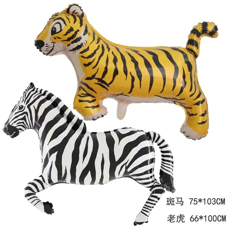 50pc 40inch Zebra Tiger Foil Balloon Animal Jungle Safari First Birthday Party Decors Supplies Baby Shower Globos Inflatable Toy
50pc 40inch Zebra Tiger Foil Balloon Animal Jungle Safari First Birthday Party Decors Supplies Baby Shower Globos Inflatable Toy