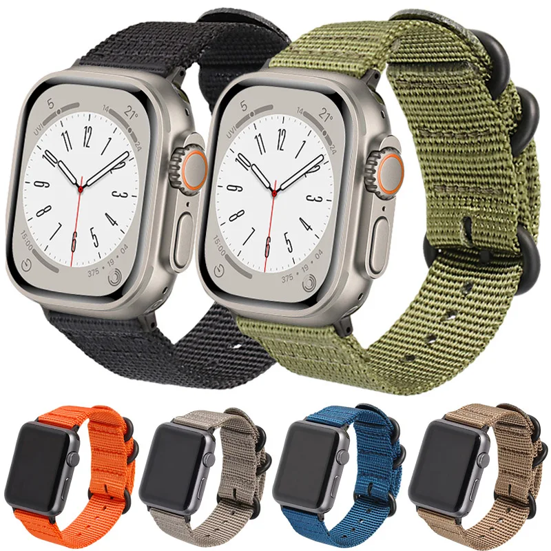 Woven Strap For Apple watch band 45mm 44mm 42mm 38mm 40mm 41mm 49mm Bracelet Correa Nylon iWatch 8 7 6 5 4 SE Ultra Watchbands
Woven Strap For Apple watch band 45mm 44mm 42mm 38mm 40mm 41mm 49mm Bracelet Correa Nylon iWatch 8 7 6 5 4 SE Ultra Watchbands