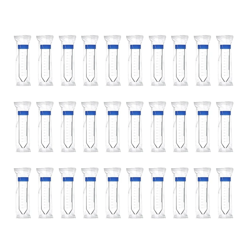 Lab Centrifuge Tubes 50ML 30PCS Conical Plastic Test Tubes With Lids Lndividually Wrapped Sterile Laboratory Test Tube
Lab Centrifuge Tubes 50ML 30PCS Conical Plastic Test Tubes With Lids Lndividually Wrapped Sterile Laboratory Test Tube